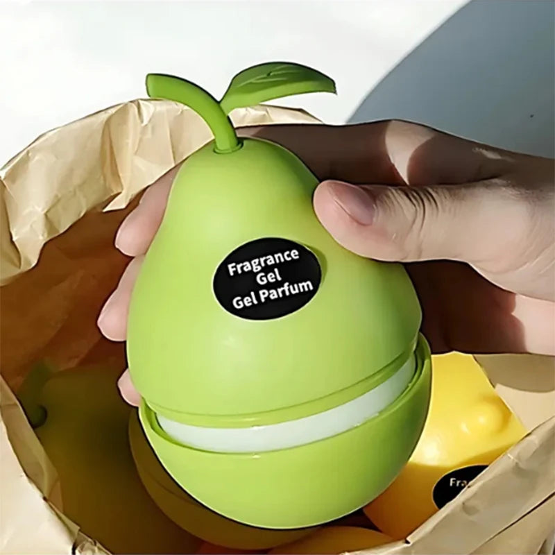 New Car Air Freshener Creative Fruit Scent Aromatherapy Long-lasting Odor Removal Aroma for Bathroom Office Home Decor Fragrance