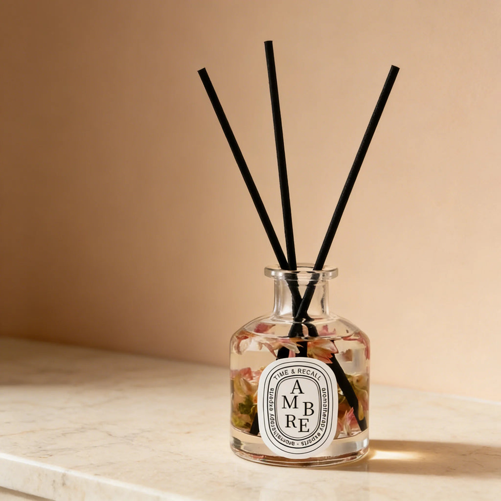 50ml Reed Diffuser Sets Hotel Bathroom Rattan Sticks Aromatherapy Diffuser Air Freshener Plant Home Fragrance Refill Oil