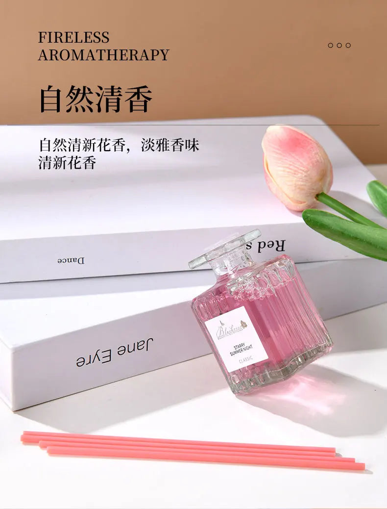 50ml Reed Diffuser Bottle with Essential Oil Lavender Osmanthus Peach Diffuser Sets Hotel Home Aromatherapy Air Fresh Fragrance