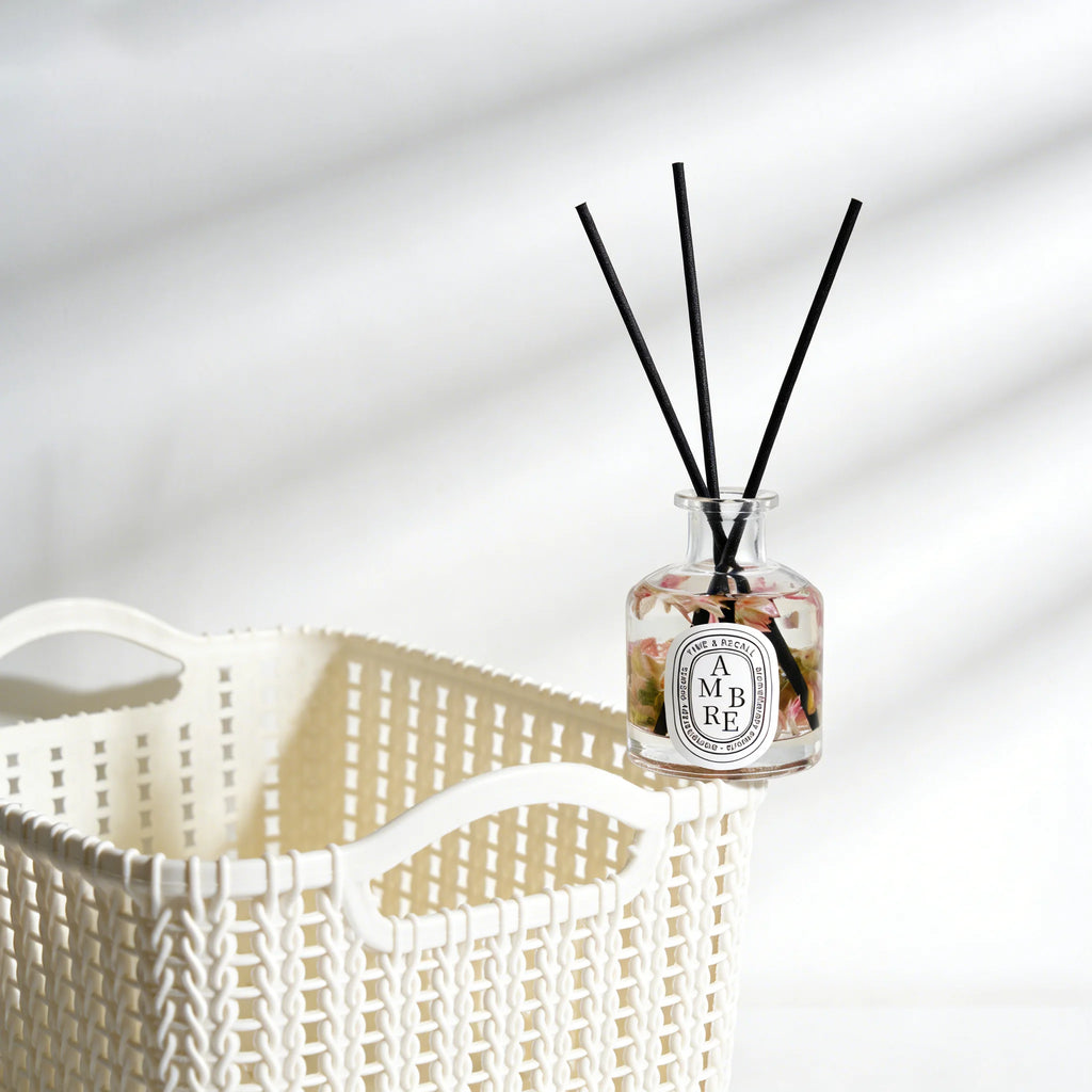 50ml Reed Diffuser Sets Hotel Bathroom Rattan Sticks Aromatherapy Diffuser Air Freshener Plant Home Fragrance Refill Oil