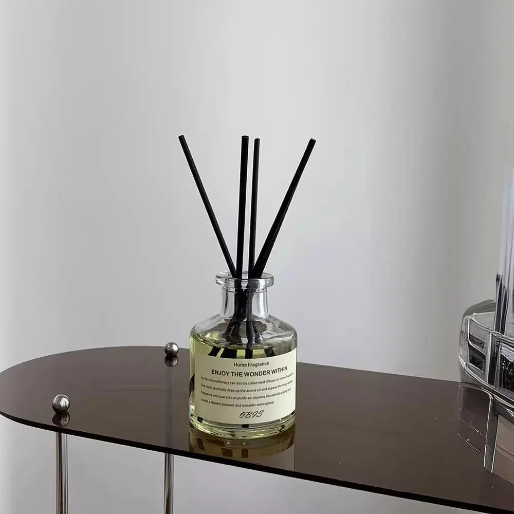Aromatherapy Essential Oil Flameless Home Fragrance Oil with Reed Diffuser Sticks Home Room Air Freshener Decor Gardenia 50ml