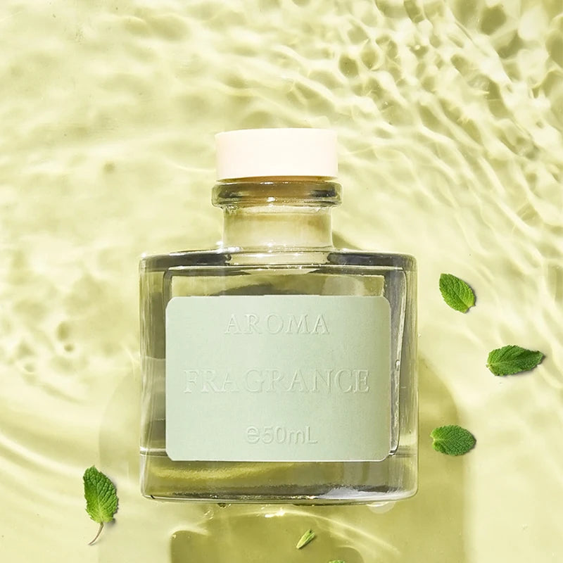 50ml Aromatic Reed Diffuse Home Hotel Air Freshener Toilet Deodorant Freshener Room Ornament Fragrance Reed Rattan Diffuser Sets