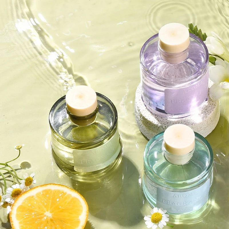 50ml Aromatic Reed Diffuse Home Hotel Air Freshener Toilet Deodorant Freshener Room Ornament Fragrance Reed Rattan Diffuser Sets