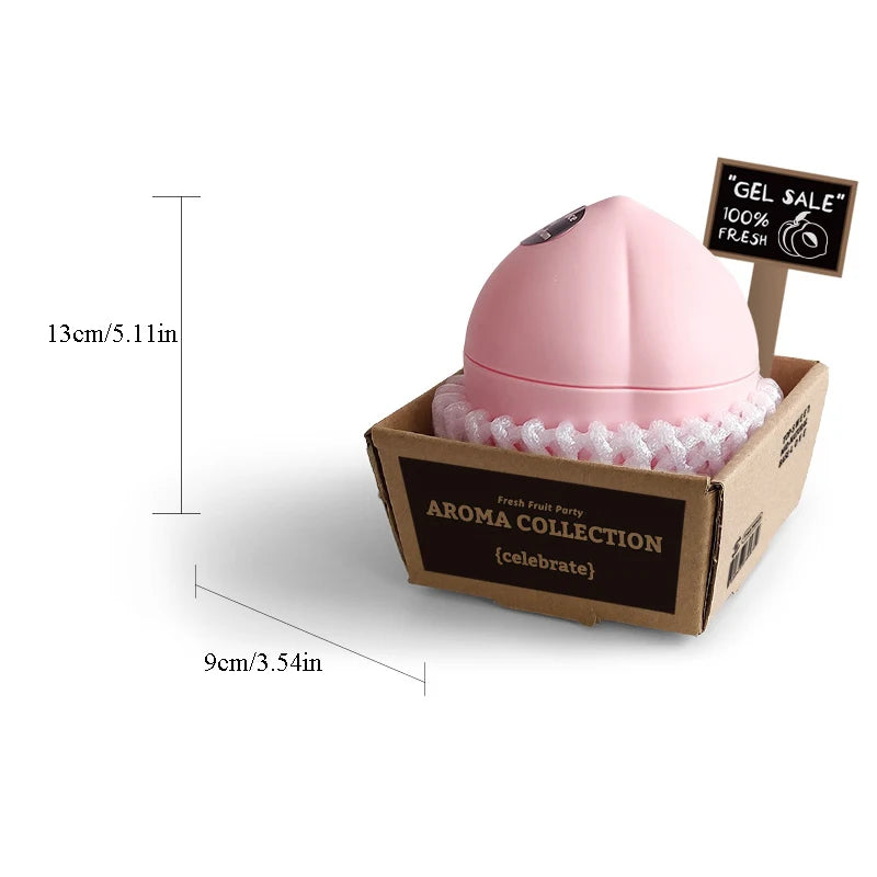 New Car Air Freshener Creative Fruit Scent Aromatherapy Long-lasting Odor Removal Aroma for Bathroom Office Home Decor Fragrance