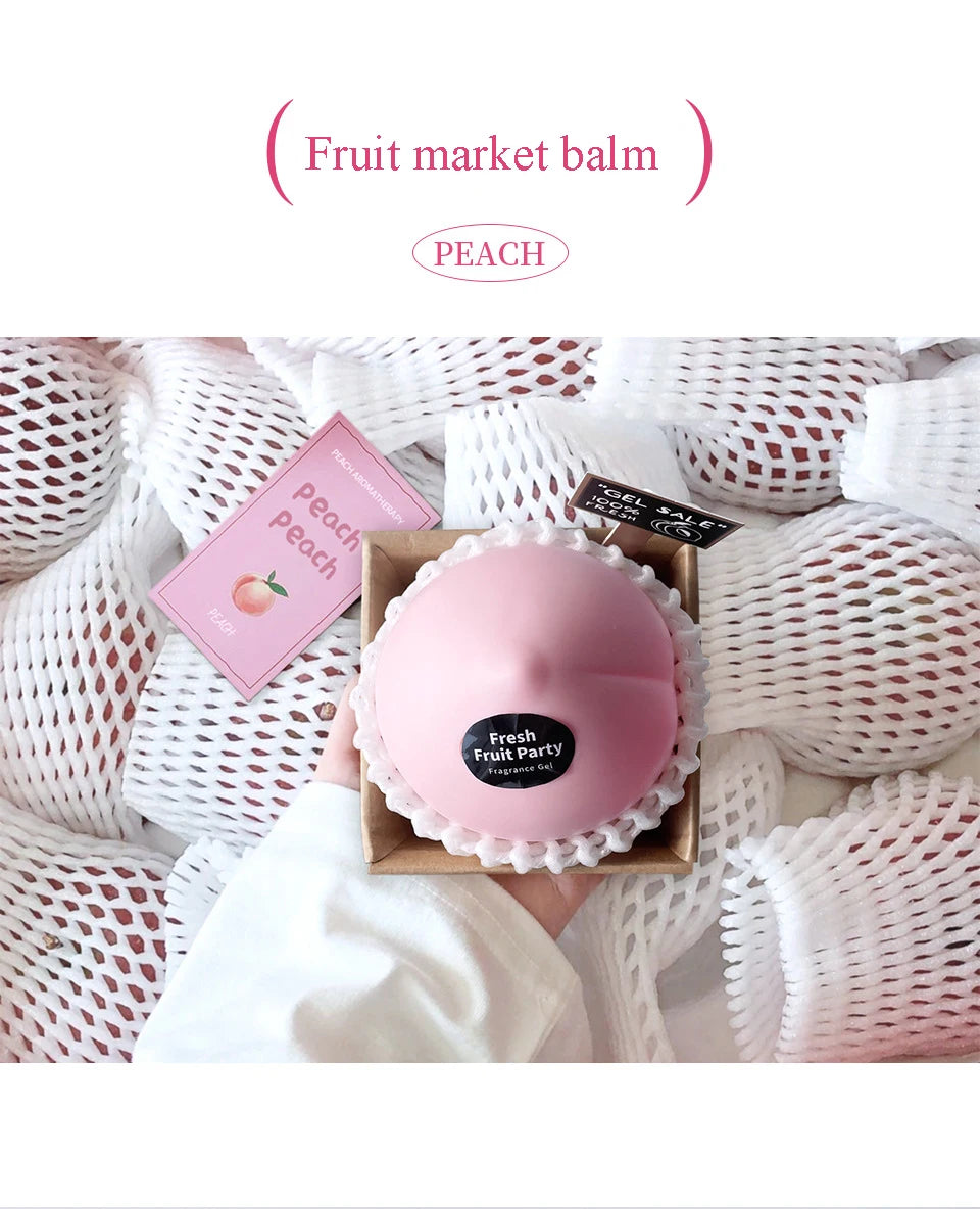 New Car Air Freshener Creative Fruit Scent Aromatherapy Long-lasting Odor Removal Aroma for Bathroom Office Home Decor Fragrance