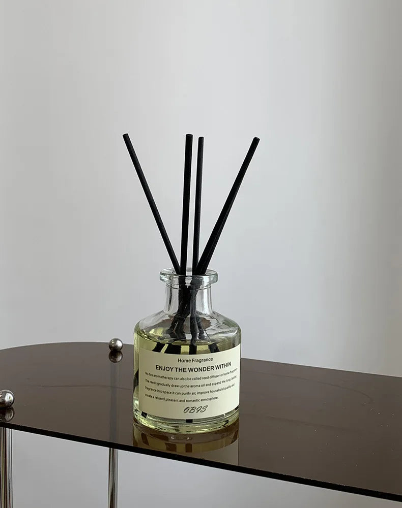 Aromatherapy Essential Oil Flameless Home Fragrance Oil with Reed Diffuser Sticks Home Room Air Freshener Decor Gardenia 50ml