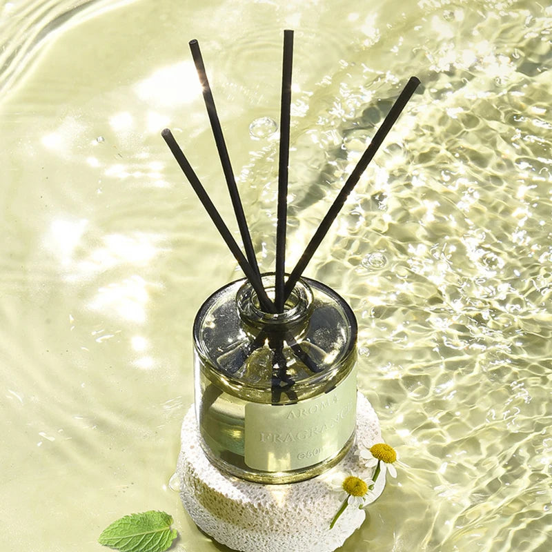 50ml Aromatic Reed Diffuse Home Hotel Air Freshener Toilet Deodorant Freshener Room Ornament Fragrance Reed Rattan Diffuser Sets