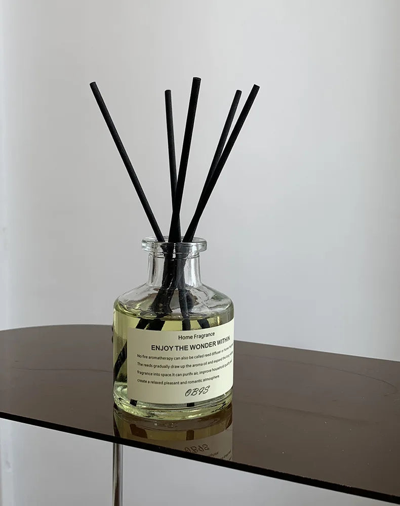 Aromatherapy Essential Oil Flameless Home Fragrance Oil with Reed Diffuser Sticks Home Room Air Freshener Decor Gardenia 50ml