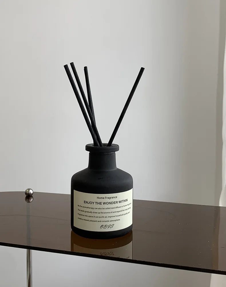 Aromatherapy Essential Oil Flameless Home Fragrance Oil with Reed Diffuser Sticks Home Room Air Freshener Decor Gardenia 50ml